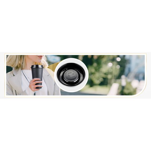 16oz BPA Free Personalized Reusable Plastic Coffee Cups With Lids