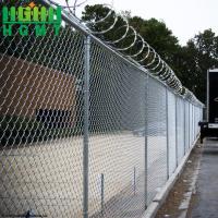 Fenda de ligação de cadeia de arame anti-ferrugem de ciclone facilmente instalada para fazenda