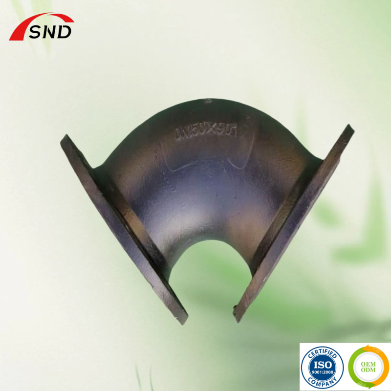 DI Flange Elbows Used In Water Supply Drainage Industrial Fluid Transportation