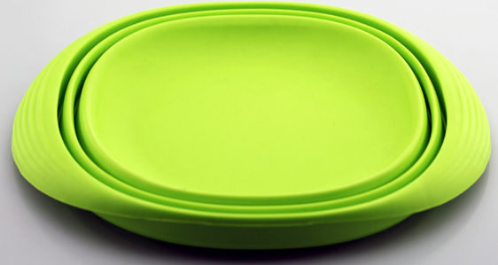 OEM FDA/LFGB Silicone Kitchenware Silicone Folding Bowl SK-080