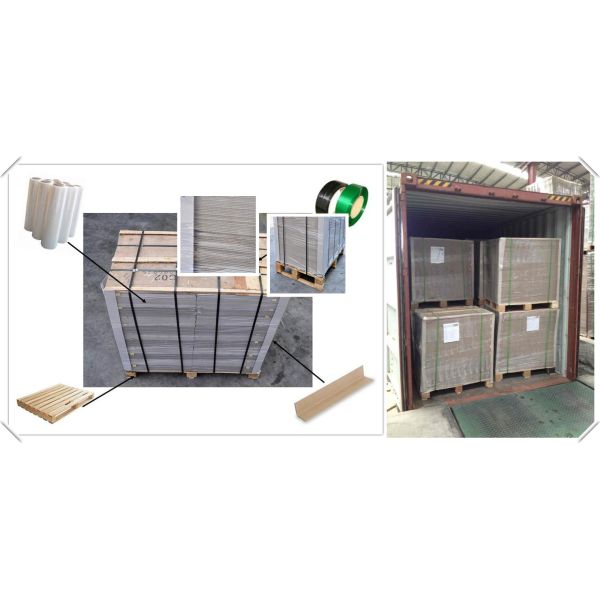 Eco - Friendly Grade B Thick Strawboard Paper Two Sided Grey Uncoated For Printing