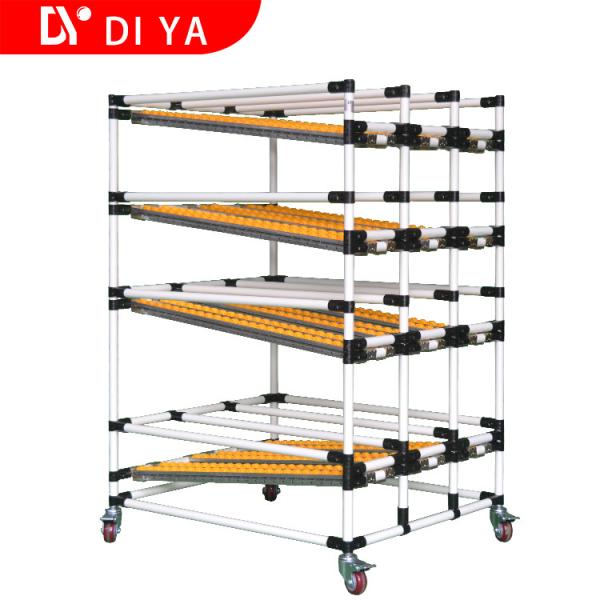 Workshop Steel Storage Rack System ESD Protection DY41 With Roller Track