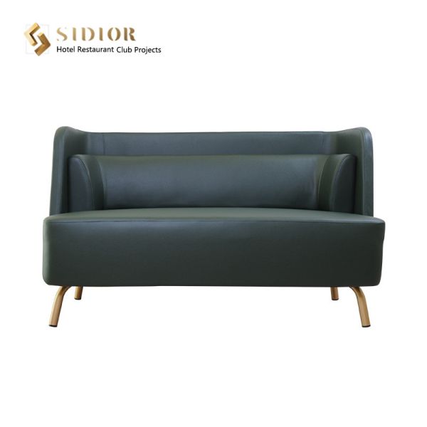 Hotel Couch Sofa, Club Booth Sofa, Restaurant Couch, Hot Sell Booth, PU Leather Upholstery, High Density Foam