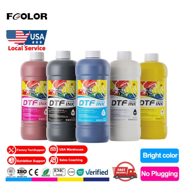 JC PRINT Digital Printing DTF Pigment Ink For XP600 L1800 DX5 I3200 PET Film Printer