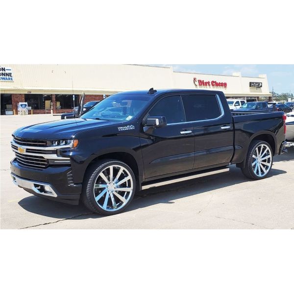 Électrodéposition de la largeur 7-14J Chevrolet Tesla Ford Forged Wheels Multi Spokes Chrome