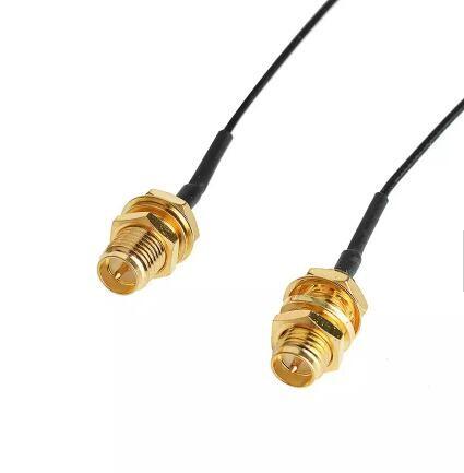 Conector fêmea coaxial do fio SMA do cabo da antena de RG316 RF para o zangão do PWB do router