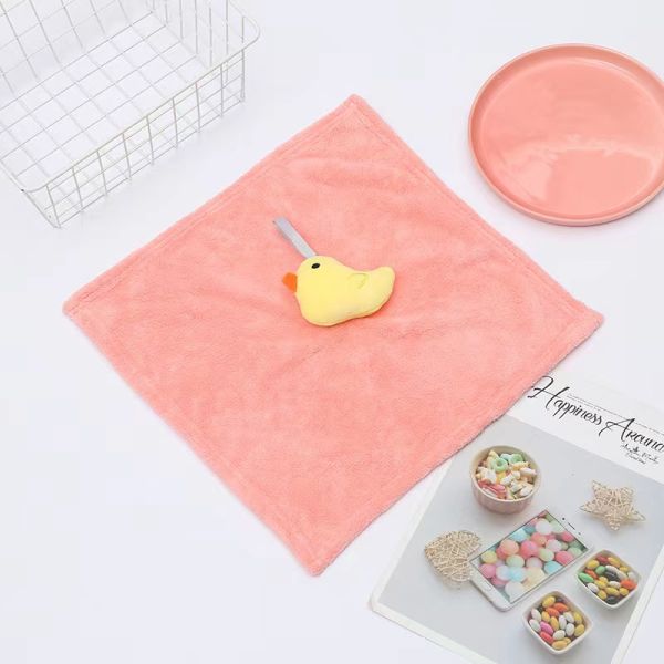 Bathroom Microfiber Cartoon Printed Hand Towel Children
