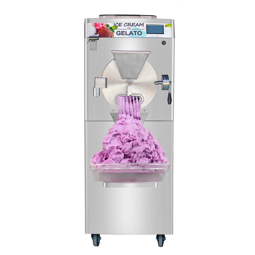 Commercial Batch Frozen Vertical Ice Cream Machine Frozen Catering Event Ice Cream Machine for Sale Brazilian Acai Freezer