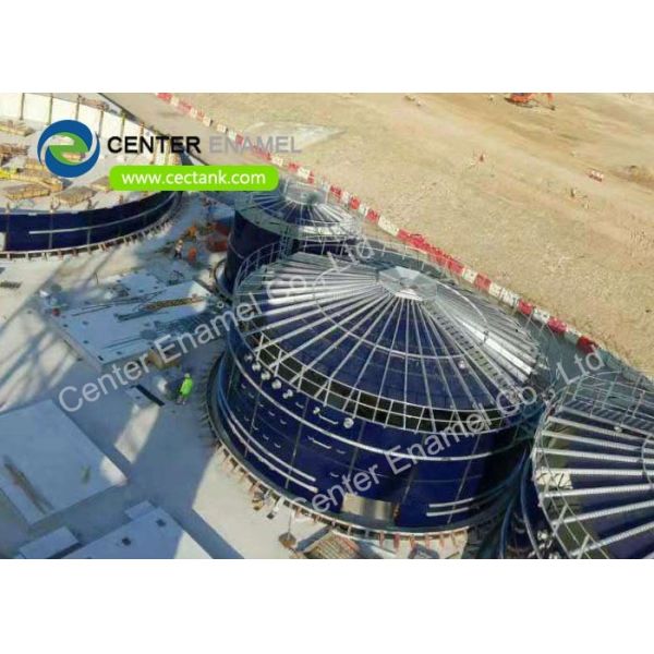 Bolted Steel Industrial Water Tanks 3mm Steel Plates Thickness