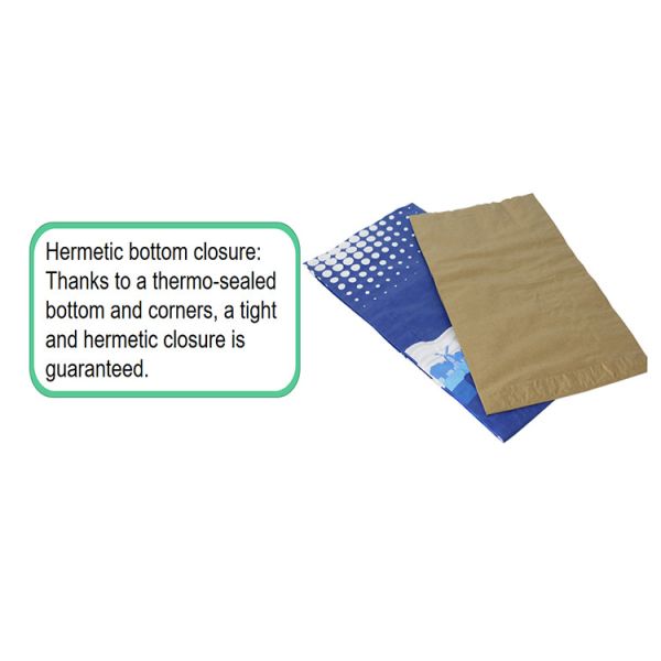 зашитая 20kg открытая печать Flexo бумажных мешков Multiwall рта 10kg