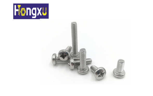 DIN 7985 Carbon Steel Circular Machine Cross Head Screw Zinc Plated Surface