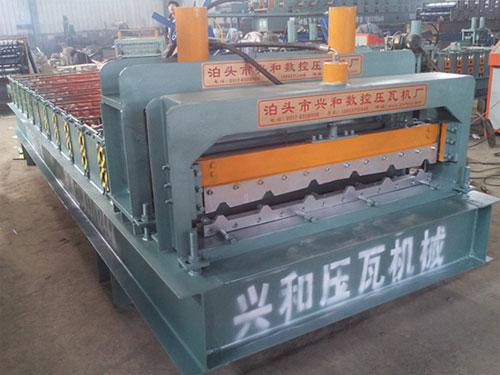 Color Steel Sheet Classic Design Glazed Roof Panel Roll Forming Machine