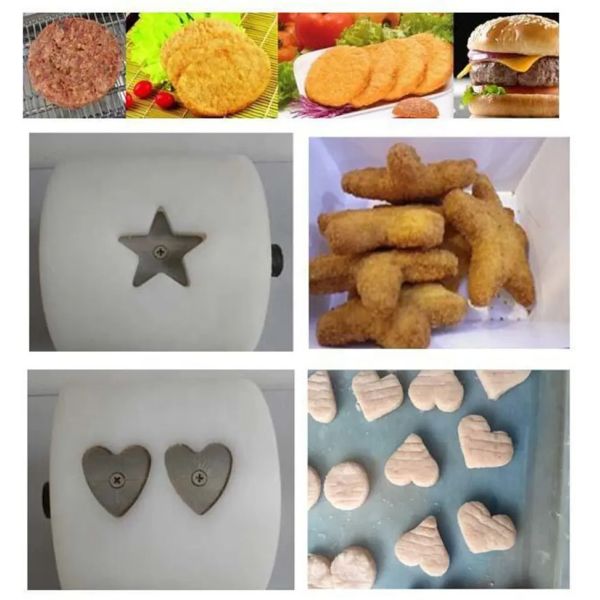 Commercial 550w Jamaican Patty Machine Hamburger Mould