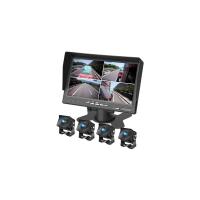 7 le trafic de camion de manière de la caméra 4 de la voiture DVR de pouce Front And Rear Video Full HD
