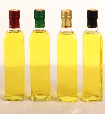 Garrafa de azeite de vidro de 500 ml Cor verde Adequado para cozinha OEM/ODM aceito
