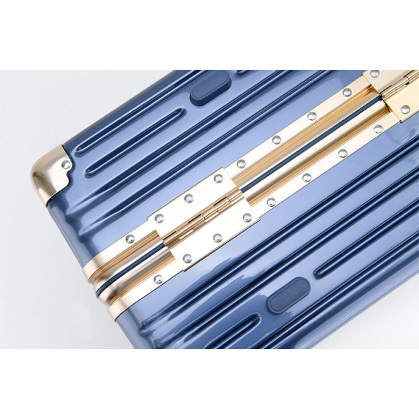 1812 Aluminum Frame Trolley Case with TSA Customs Lock Silent Universal Wheels and High-Grade Alloy Trolley Rod Travel Suitcase