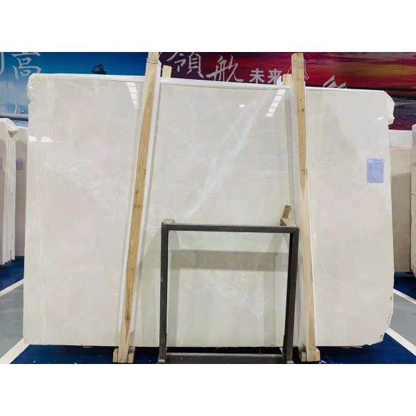 16mm Thickness Beige Marble Flooring Tile Crema Marfil Nizwz K3 Baiyulan