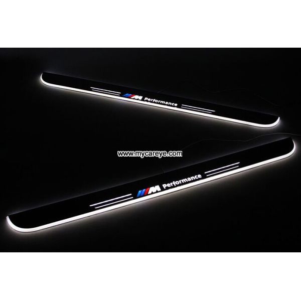 BMW Z4 Car accessory stainless steel scuff plate door sill plate light LED