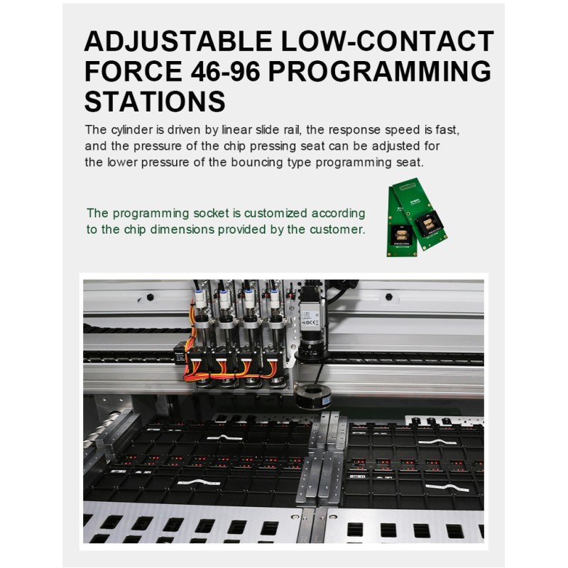 Reliable IC Programming Machine KA3000-GS6 Built-in Universal Programmer for Tray Tape Tube Multi-Mode