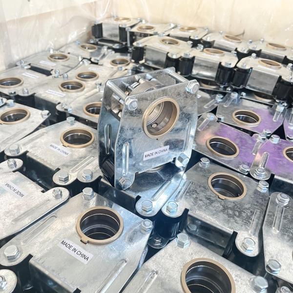 温室換気用カスタムラックアンドピニオンギアシステム