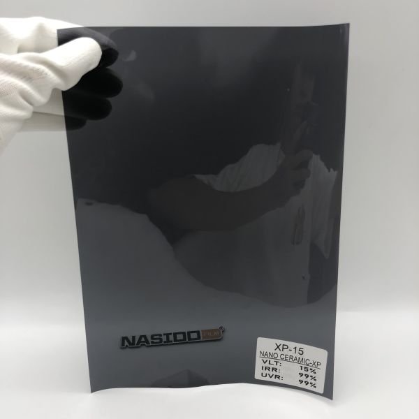 NASIDO XP-15 Film nano-céramique à haute isolation thermique Tinture du pare-brise automobile 1,52*30m