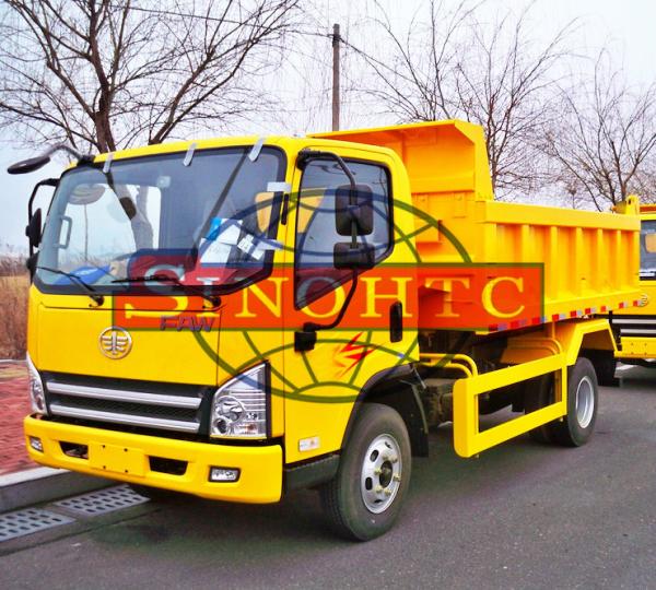 4m3 Municipal Construction Mini Dump Truck , Six Wheeler 4 Ton Tipper Truck