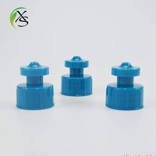 SCREW CAP 28/410 Push Pull Detergent Cover in Black for Professional Cleaning Needs
