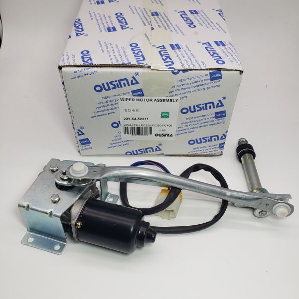 Wiper Motor Assembly 20Y-54-52211 For Komatsu PC220 PC240 PC290 PC400