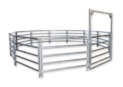 40x40 1.8M x 2.1M Heavy Duty Portable Cattle Panels For sale 6 Oval Bars 30*60mm
