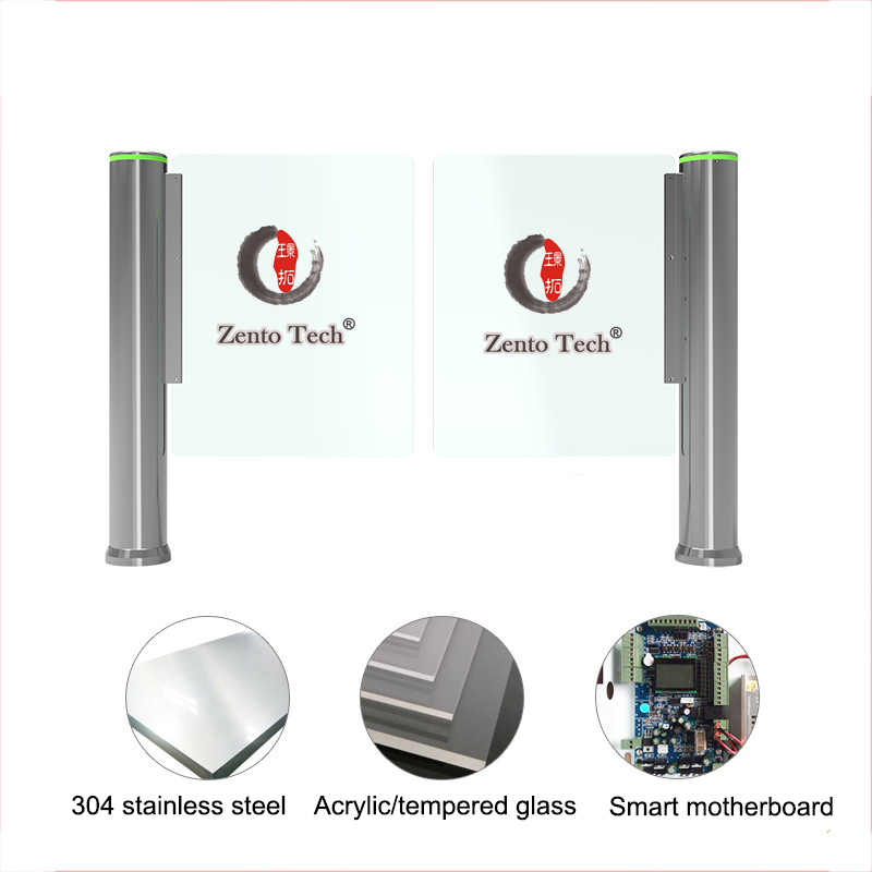 Цилиндрический 304 Sus Access Control Gate Swipe Card Face Для офисного здания