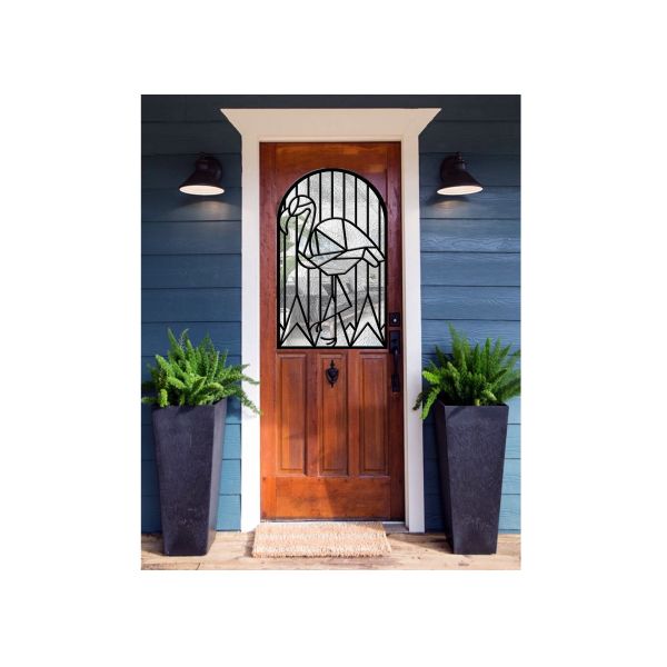 Рамка покрытия черного порошка пластиковая для картины углерода фтора двери стеклянной