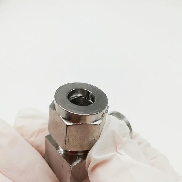 Rápidos pneumáticos de aço inoxidável dos encaixes de tubo pneumático de 1/8 de polegada conectam os encaixes