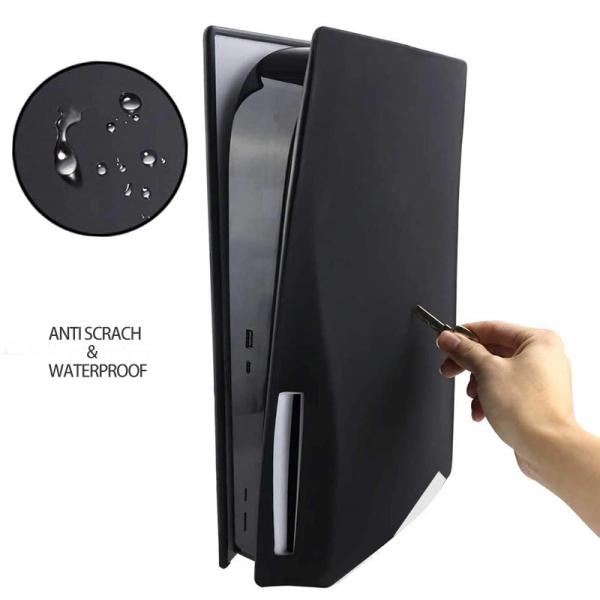 Non-slip Playstation5 Game Machine Dust Shell Waterproof Protective Silicone Cover Host Ps5 Controller Panel Skin Case Game Accessories