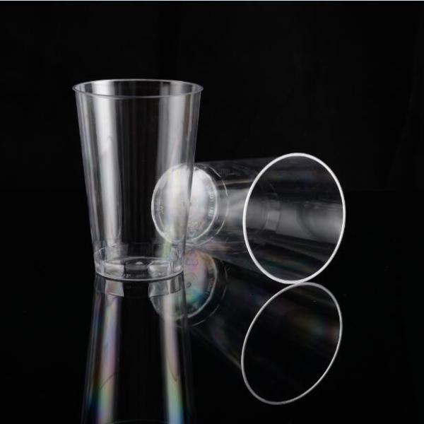15.5g PS Round Plastic Printed Cups 12OZ For Water Hot And Cold Beverages