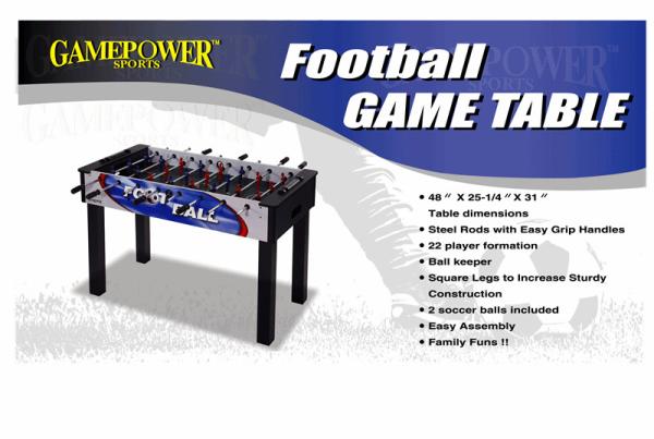 MDF 4FT Soccer Table With Colorful Player , Easy Assembly Professional Foosball Table
