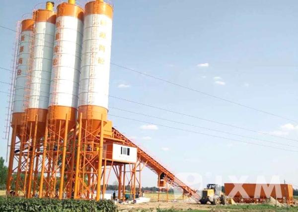 120M3 Stationary Concrete Batching Plant JS2000 2M3 Concrete Mixer