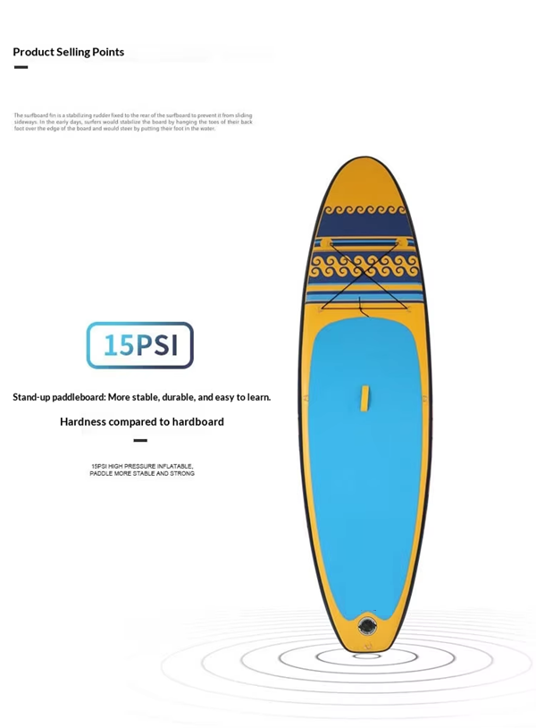 Factory supply Foldable Inflatable PVC Stand-Up Paddleboard (SUP) for Adult Surfing & Kayaking