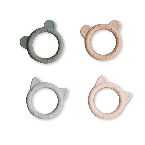 Baby Teething Toys BPA Free Silicone Baby Teethers Freezer Safe Organic Infant Teething Toys Soft Textured
