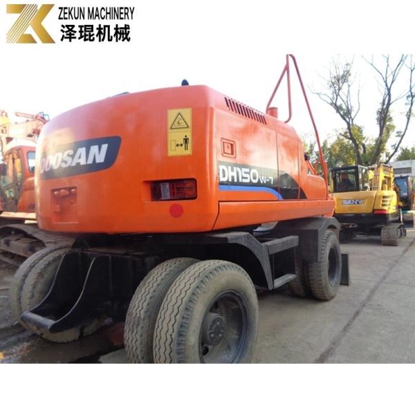 Excavadora de rodas usadas DH150W-7 laranja
