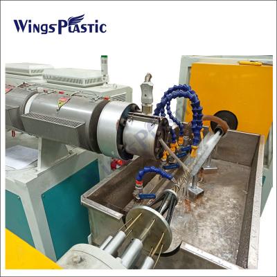 Máquina de produção de protetor de mangueira PE PP Linha de extrusão de envoltório de cabo espiral