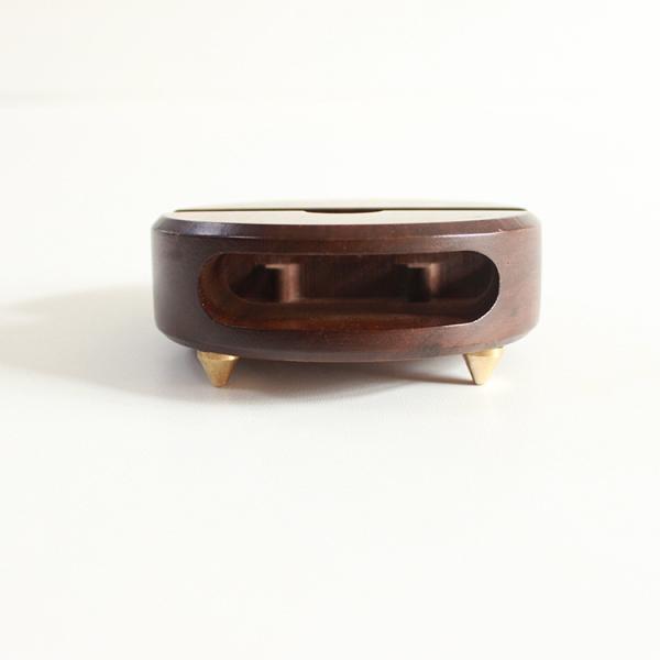 Walnut / Maple Wooden Portable Mini Speaker , Customized Smartphone Sound Amplifier