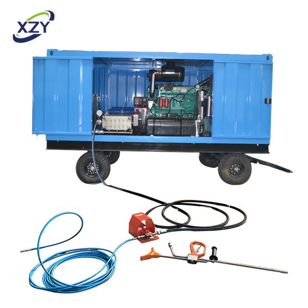 Jet Water Cleaning Machine 55kw-160kw High Pressure Water Jet Cleaning Machine Manufacturer
