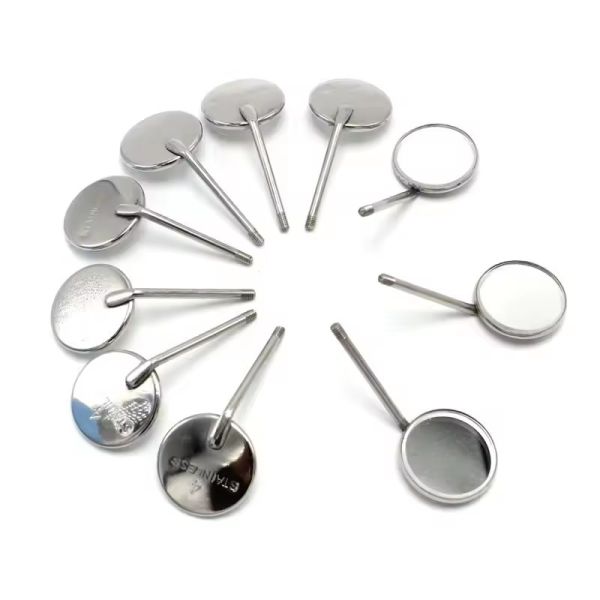 Противотуманный стоматологический инструмент Простое зеркало Нержавеющая сталь Устные рефлекторы Автокальвируемые зубные ротовые зеркала