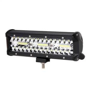 9 pulgadas de 180W de doble fila LED Light Bar Blanco / ámbar para vehículos todoterreno