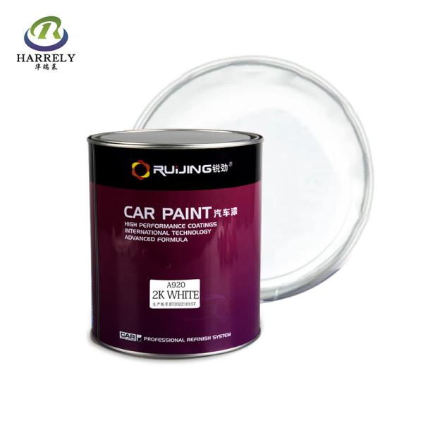 2K Acrylic Car Paints White Glossy Resin Spray Liquid Coating ISO9001