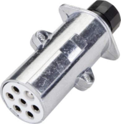 7 Prong Tractor Trailer Electrical Plug Waterproof With 7 Pole Socket