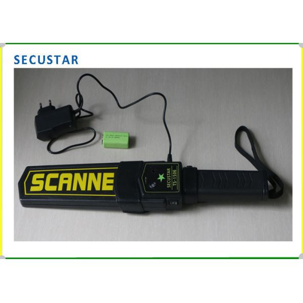 Adjustable Sensitivity Hand Held Metal Detector , Security Hand Scanner