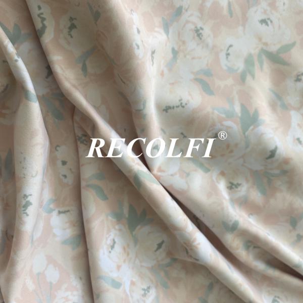 Flower Printing Sustainable Women's Activewear High Elastic Dyeing