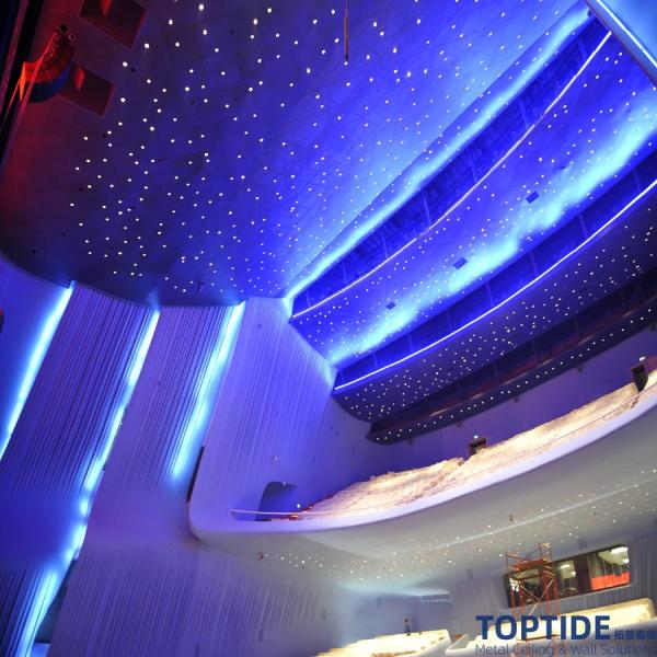 Night Sky Design Aluminium / Stainless Steel Ceiling Board Suspended Building Ceiling Materials