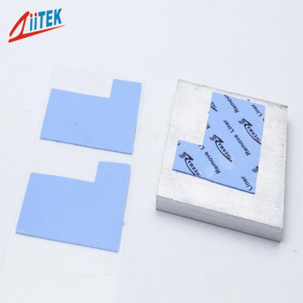 Fábrica térmica alta da almofada da diferença do baixo custo da condutibilidade 3W no emissor de isofrequência TIF180-30-05S do silicone de China para a luz exterior do diodo emissor de luz